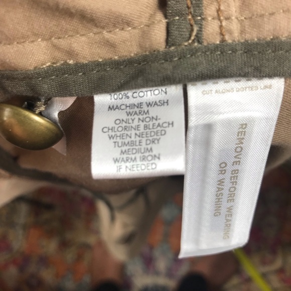 LOFT Button Up Collared Jacket, Tan, Size 6 - Picture 9 of 9